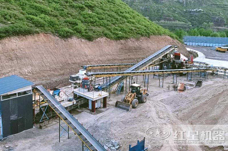 干式制砂機現場