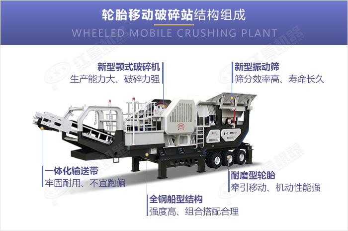 移動石子破碎機(jī)結(jié)構(gòu)組成