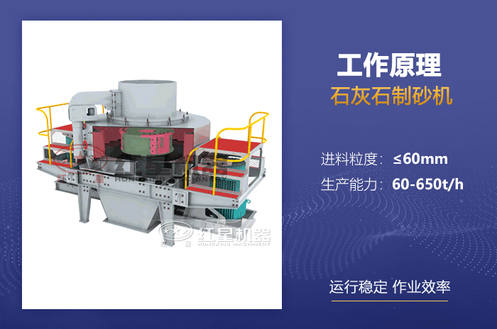 石灰石制砂機動態工作原理